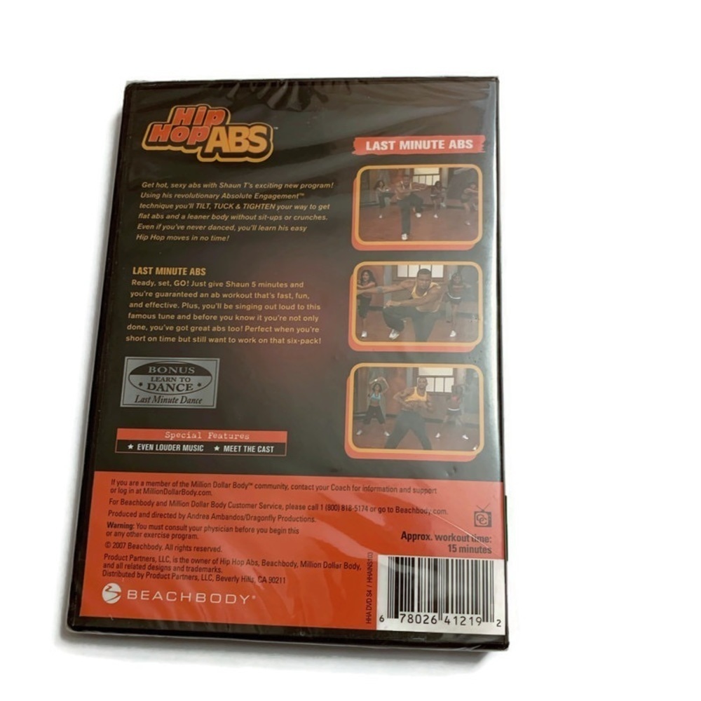 Hip Hop ABS LAST MINUTE ABS 5 minute Workout DVD. - Picture 2 of 5